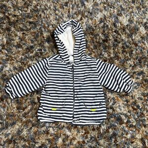 Zara Baby Navy and White Striped Jacket